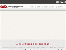 Tablet Screenshot of ohioconstructionacademy.org